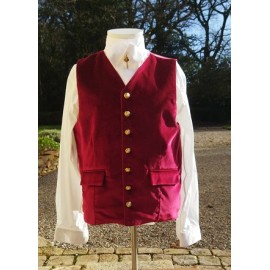 Gilet de vénerie velours HOMME